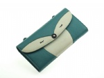 colorful leather women wallet