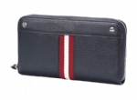 Top Leather zip around wallet for men